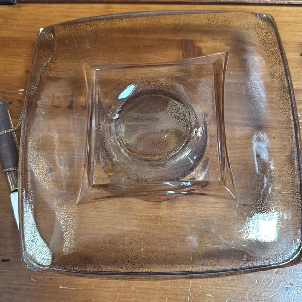 Vintage Georges Briard 22K Overlay Serving Tray